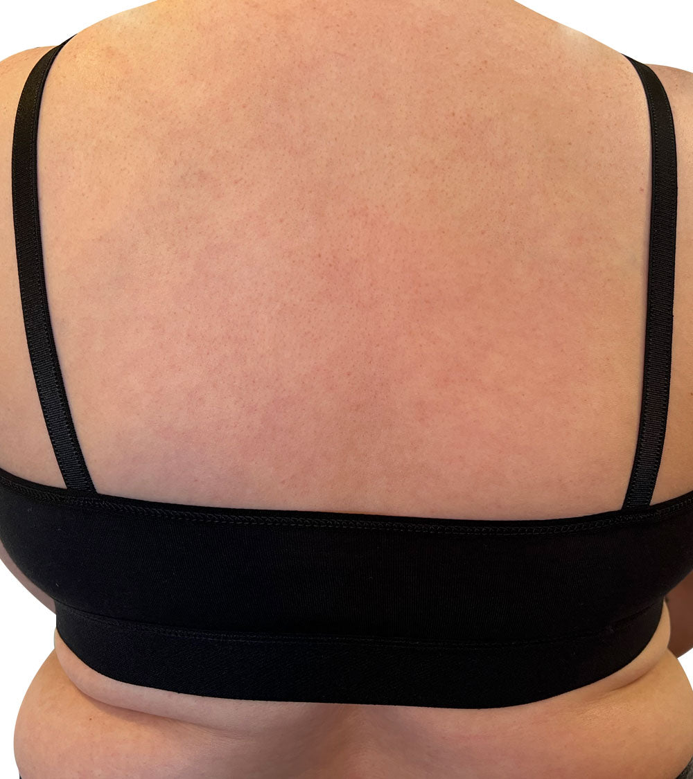 Easy-On Velcro Closure Bra Black Style #1016 Black