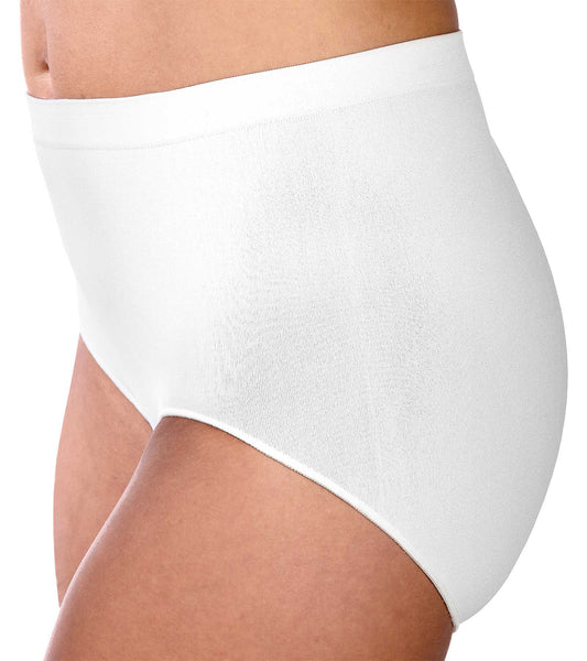 Seamless Full Coverage Brief #1001 - White